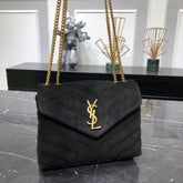 Bolsa YSL Tiracollo LouLou Preto