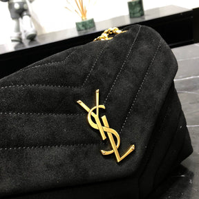 Bolsa YSL Tiracollo LouLou Preto